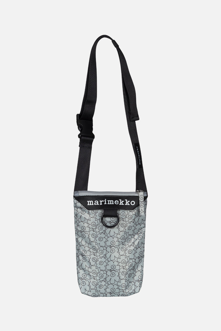 Marimekko Neat Crossbody Piirto Unikko Phone Pocket Grey/Black
