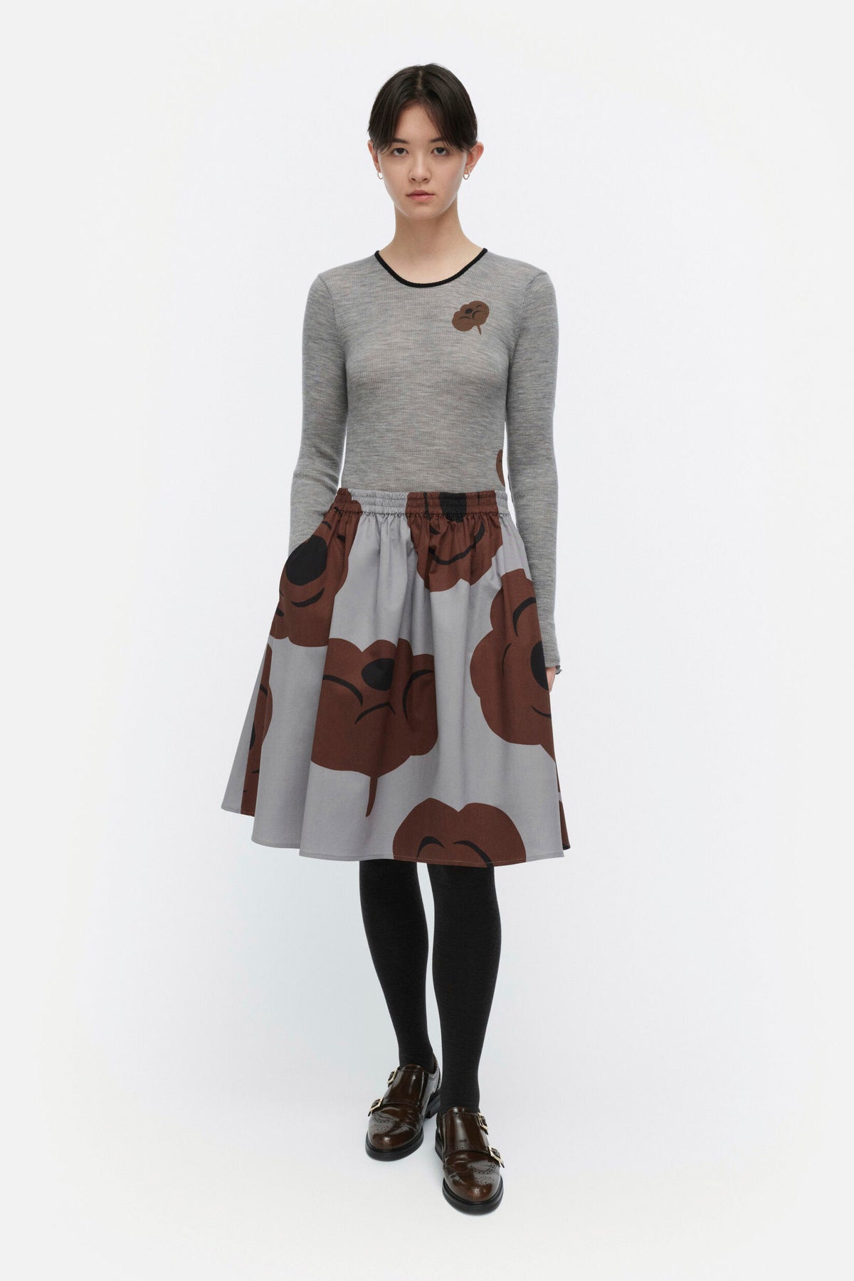 marimekko tumma スカート MM_254_poiminnot_tumma_094863_