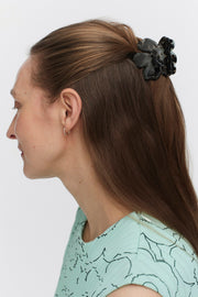 Marimekko Small Unikko Hair Clip Grey/Black