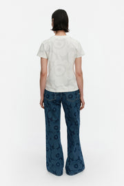 Marimekko Heleys Unikko T-Shirt Top White/Light Grey – KIITOSlife