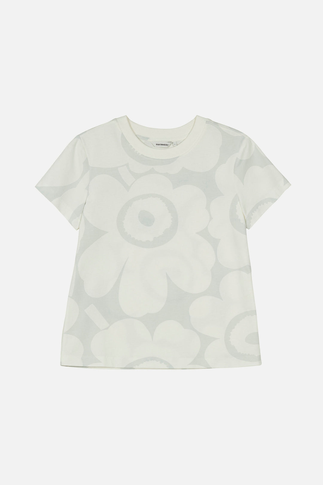 Marimekko Heleys Unikko T-Shirt Top White/Light Grey – KIITOSlife