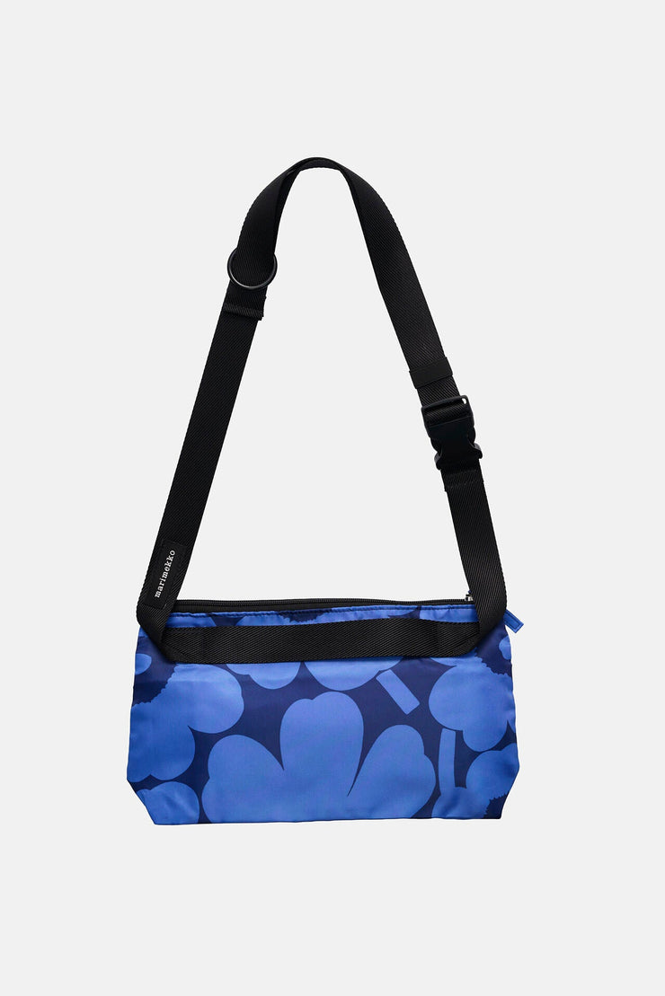 marimekkoネイビー UnikkoMiniMessenger Marimekko Neat Crossbody Unikko Bag Small Dark Blue/Dark Blue