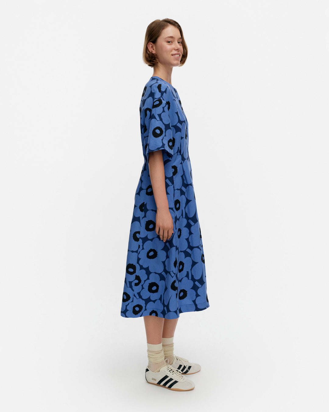 Marimekko Vuosi Unikko Dress Blue/Black – KIITOSlife