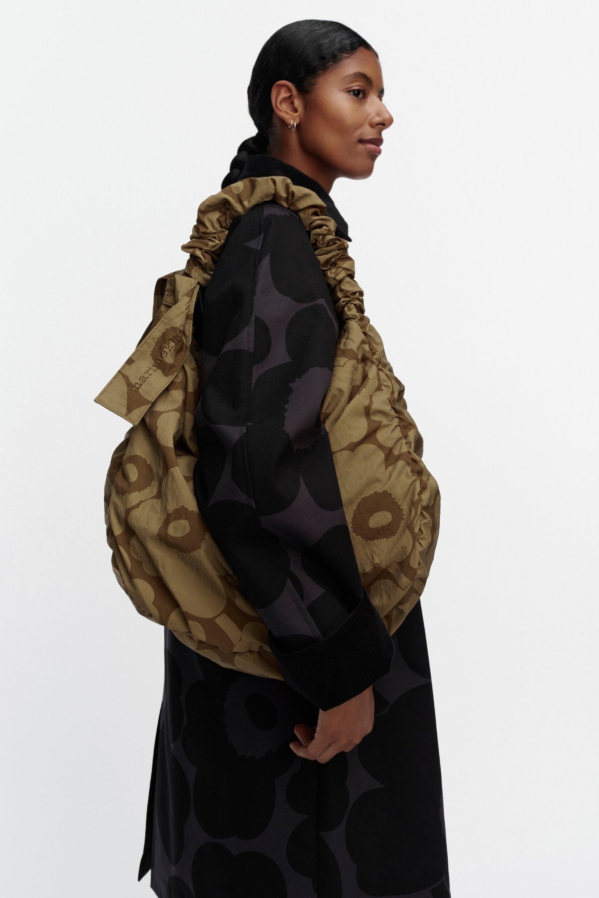 【完売／激レア品】 x marimekko GOLD unikko Marimekko Utu Large Unikko Bag Olive/Khaki – KIITOSlife