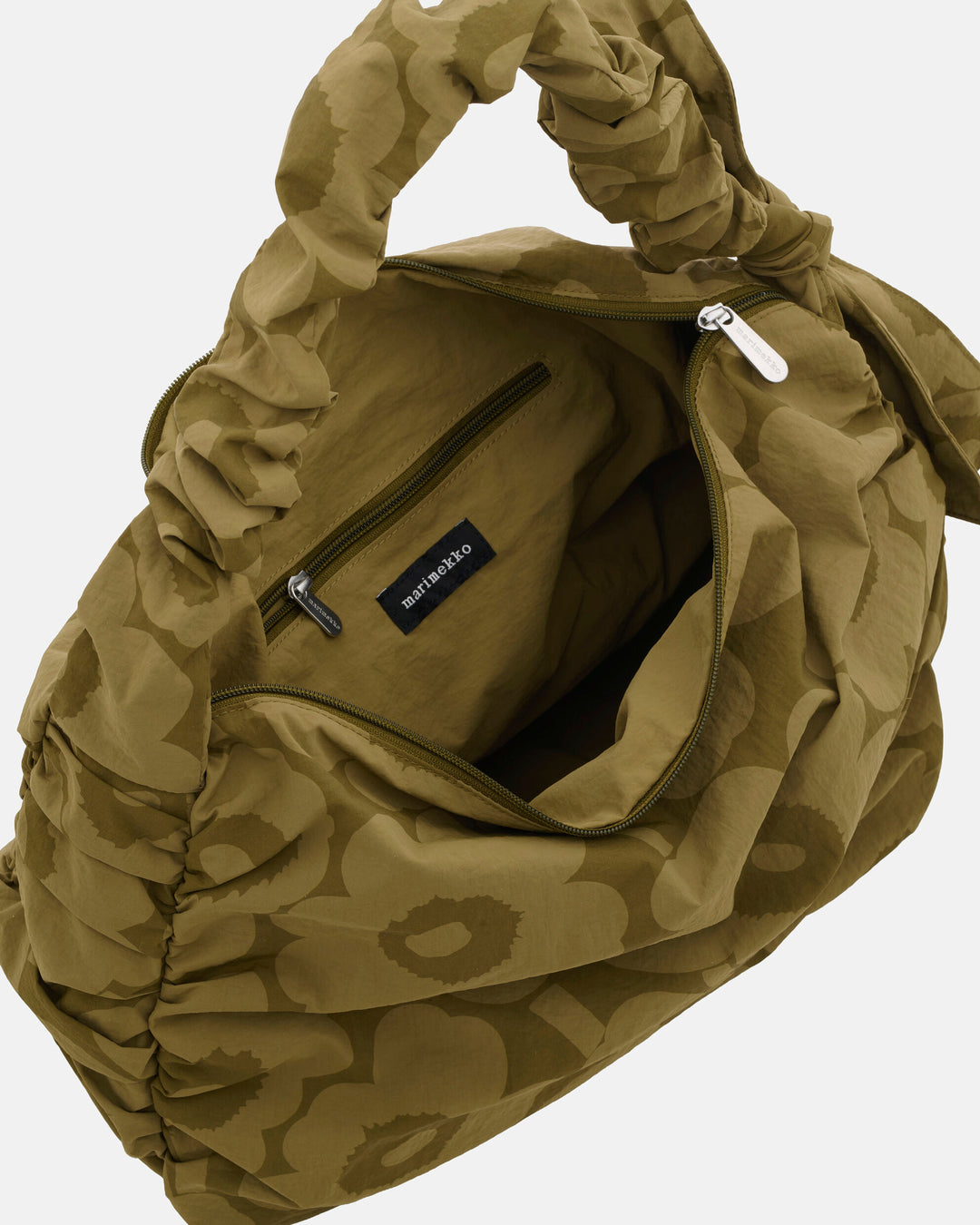 Marimekko Utu Large Unikko Bag Olive/Khaki – KIITOSlife
