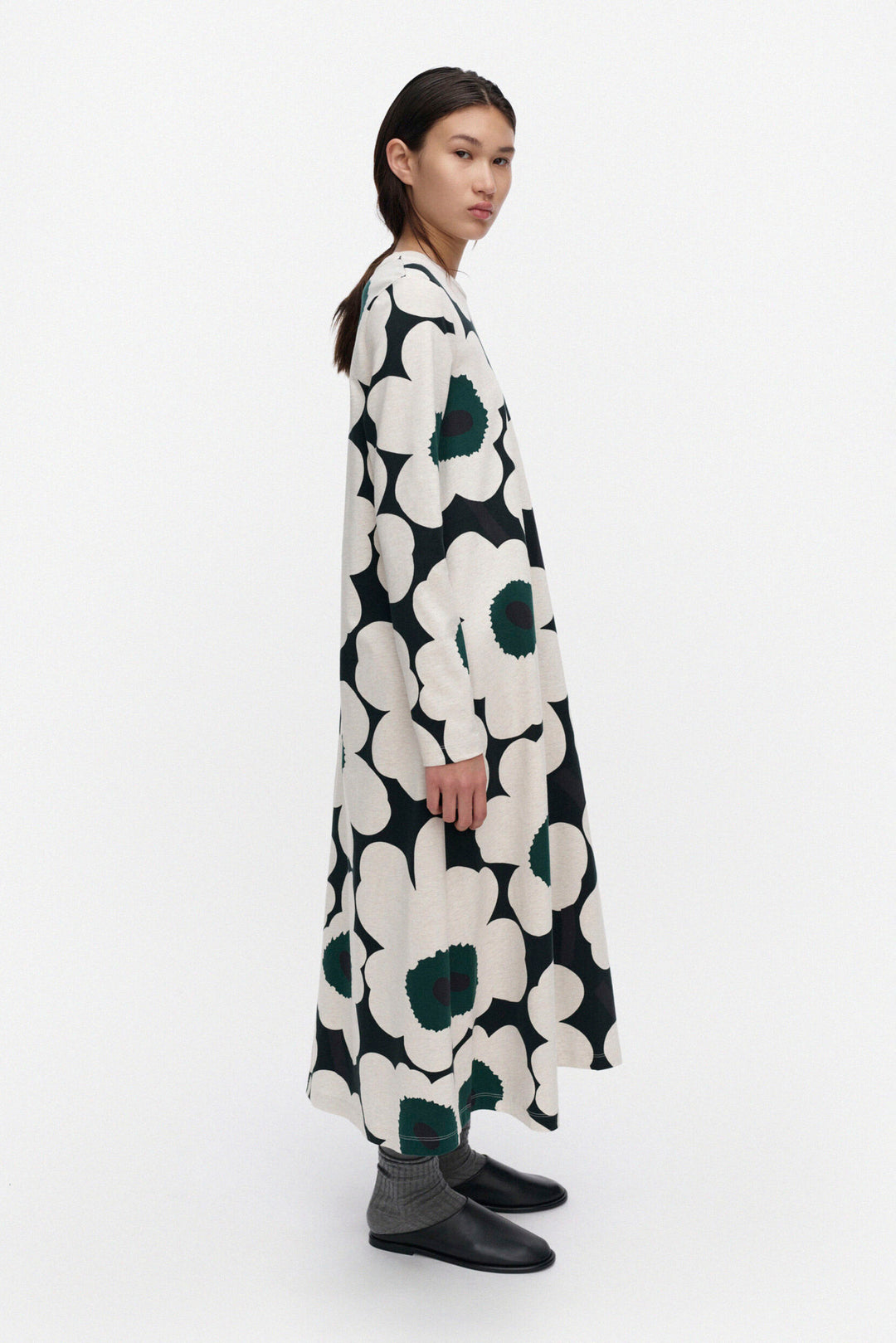 Marimekko Hujanhajan Unikko Jersey Dress – KIITOSlife
