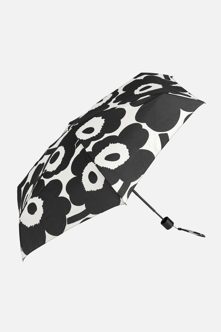 Marimekko Unikko Mini Manual Umbrella Black/White