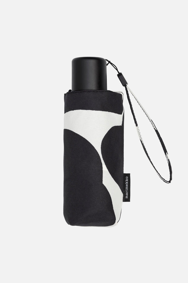 Marimekko Unikko Mini Manual Umbrella Black/White