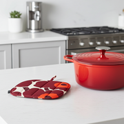 Marimekko Pieni Unikko Potholder Wine Red