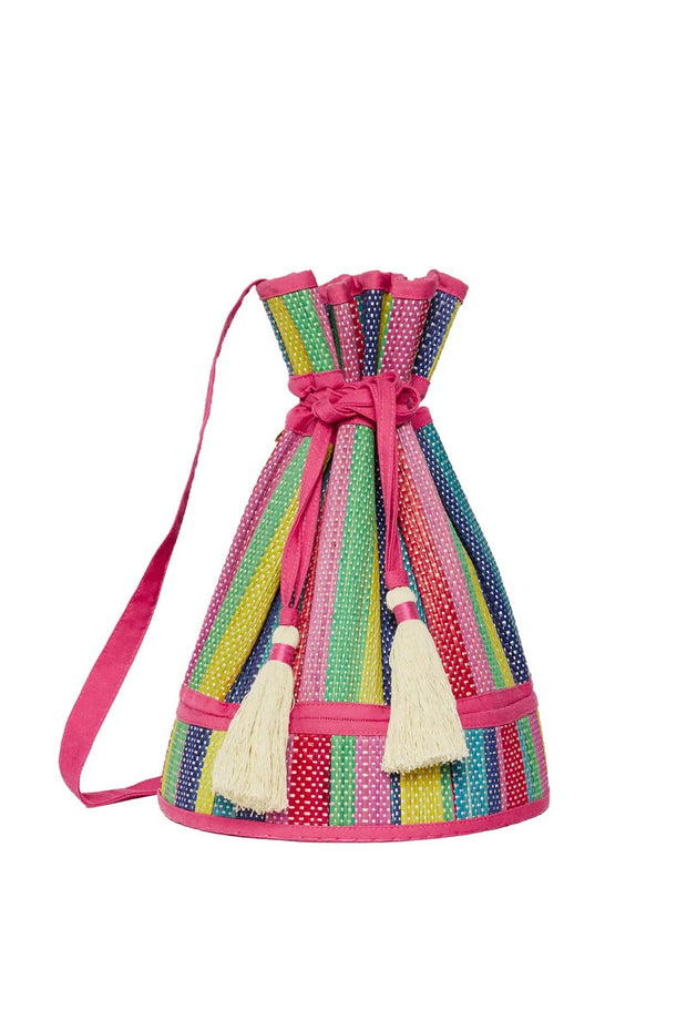 Lorna Murray x Kathy Hilton Midi Leisure Tote Resort Party Fuchsia