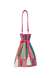 Lorna Murray x Kathy Hilton Midi Leisure Tote Resort Party Fuchsia