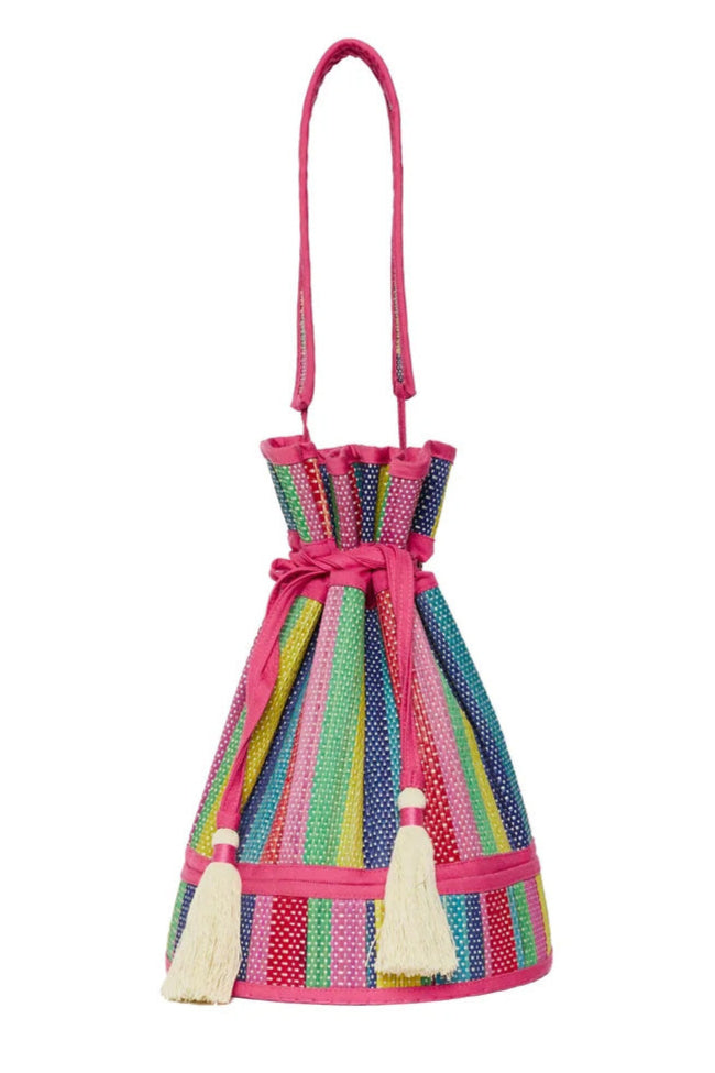 Lorna Murray x Kathy Hilton Midi Leisure Tote Resort Party Fuchsia