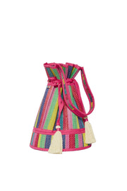 Lorna Murray x Kathy Hilton Midi Leisure Tote Resort Party Fuchsia