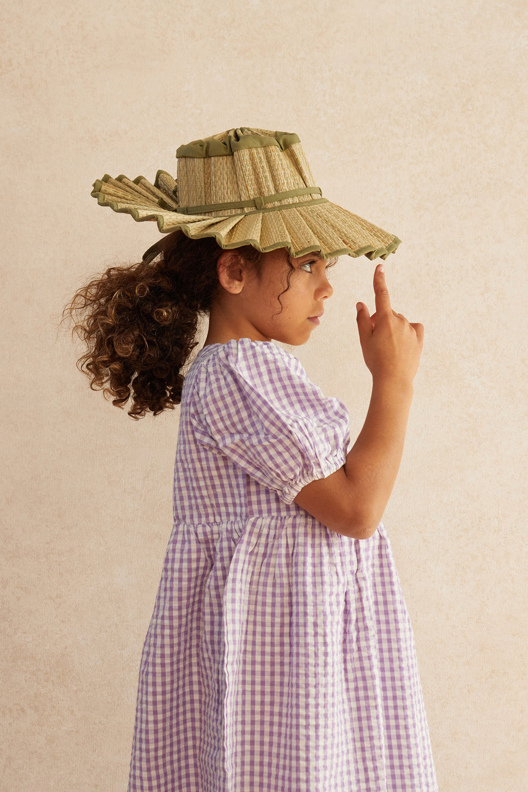 Lorna Murray Child Capri Hat Olive Grove – KIITOSlife