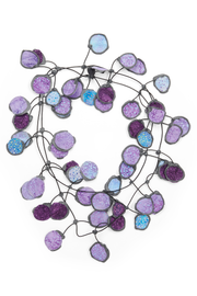 Annemieke Broenink Batiq Necklace Purple