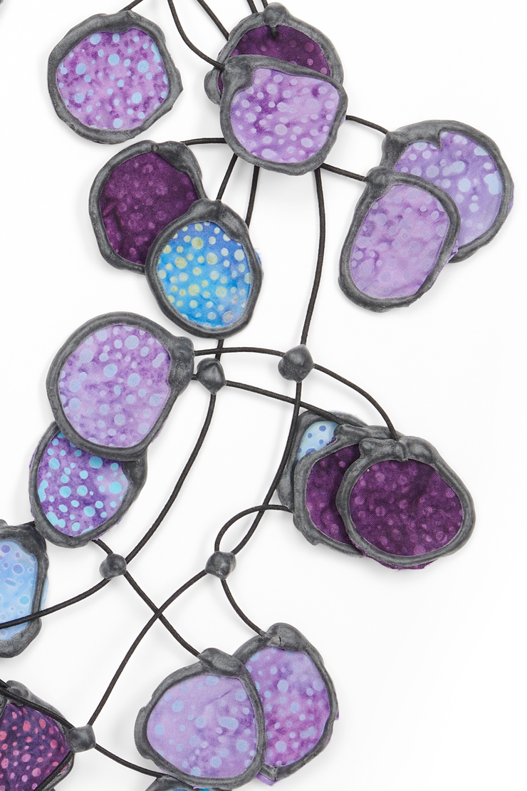 Annemieke Broenink Batiq Necklace Purple
