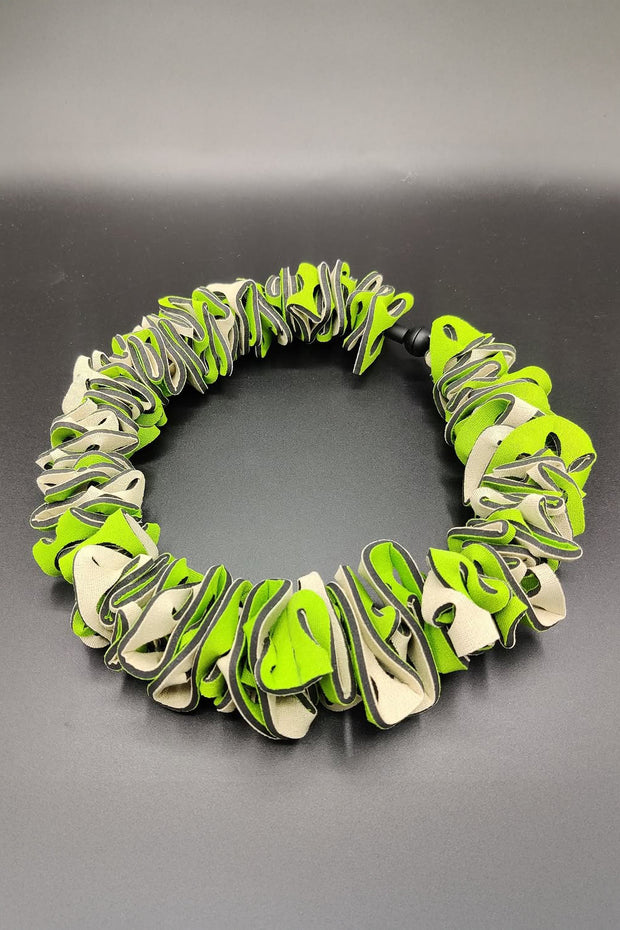 Rosalba Galati Hula Neo Folded Necklace Green