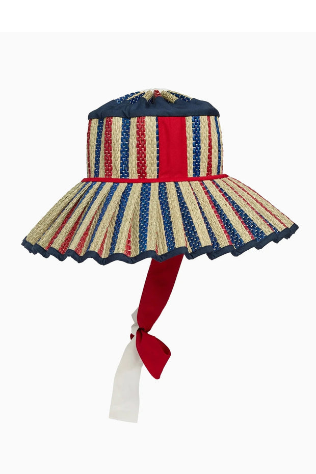 Lorna Murray x Kathy Hilton Ladies Maxi Island Ravello Hat July Stripe