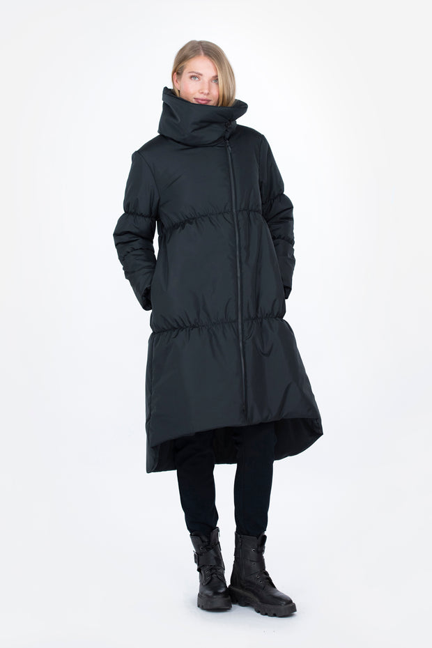 Falla Finland Tundra Winter Padded Coat Black