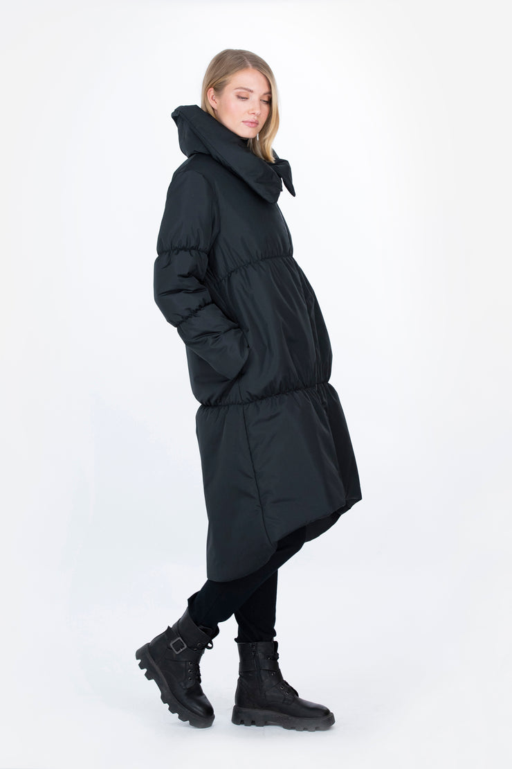 Falla Finland Tundra Winter Padded Coat Black