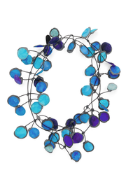 Annemieke Broenink Ink Fabric Necklace Turquoise