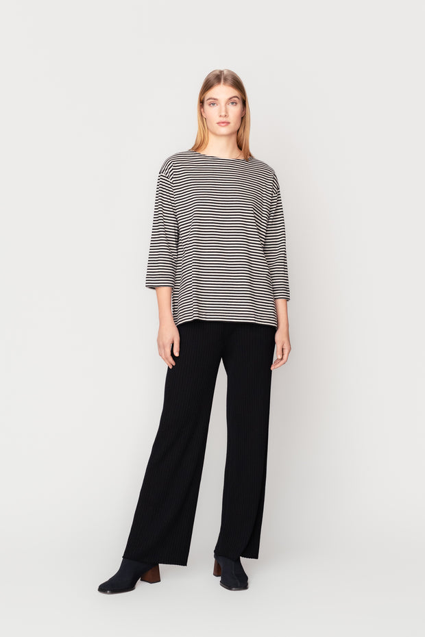 Ritva Falla Ulpukka Top Black Stripe