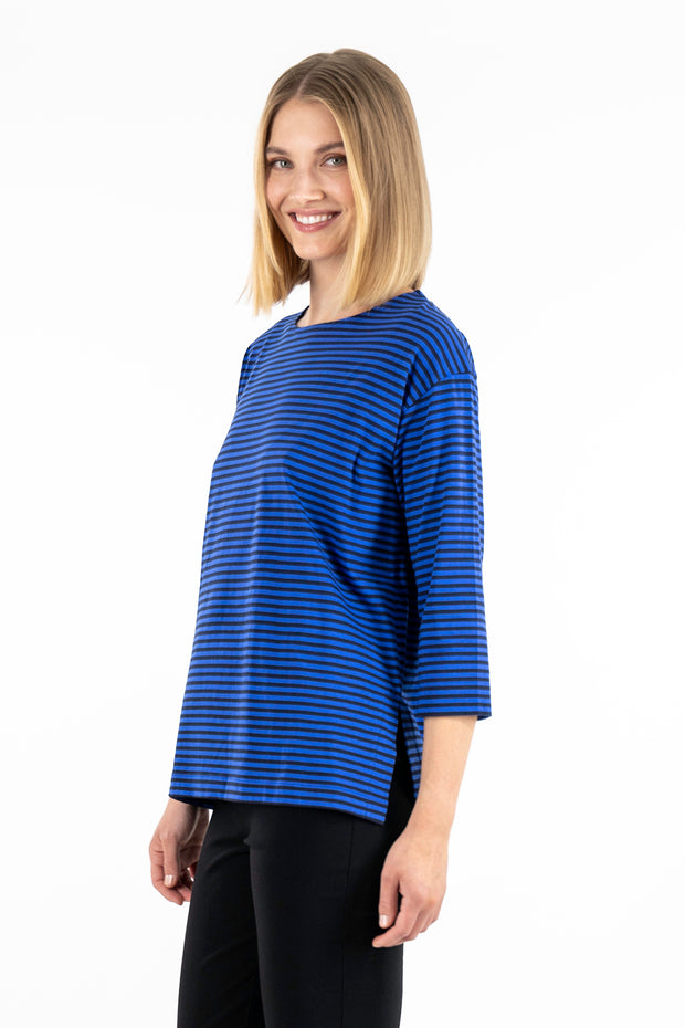 Ritva Falla Ulpukka Top Blue Stripe