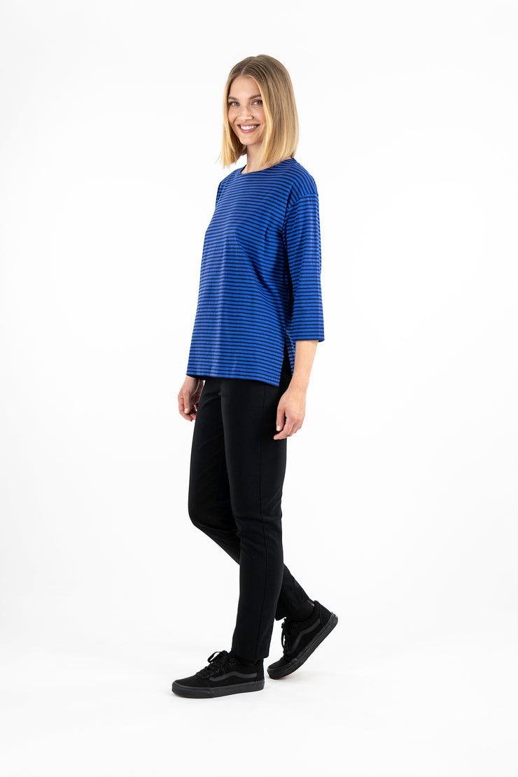 Ritva Falla Ulpukka Top Blue Stripe