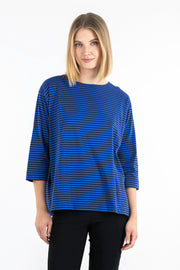 Ritva Falla Ulpukka Top Blue Stripe