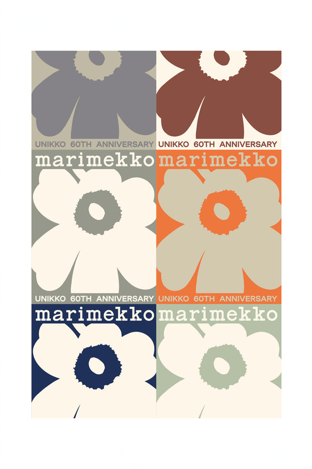 Marimekko Unikko 60th Anniversary Poster