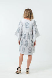 Nest Factory Lounging Mini Dress Large Lavender Flower