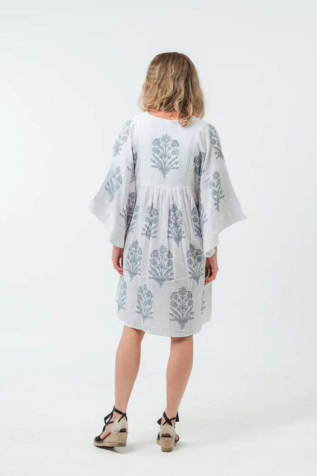 Nest Factory Lounging Mini Dress Large Lavender Flower