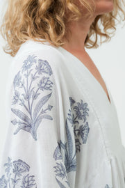 Nest Factory Lounging Mini Dress Large Lavender Flower