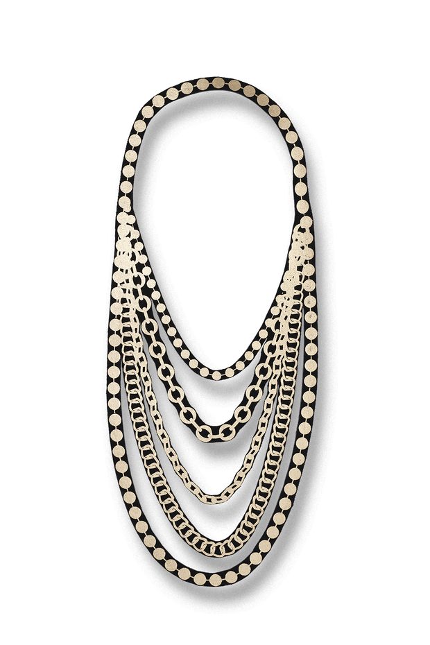 Uli Amsterdam Pearls & Chains Medium Gold