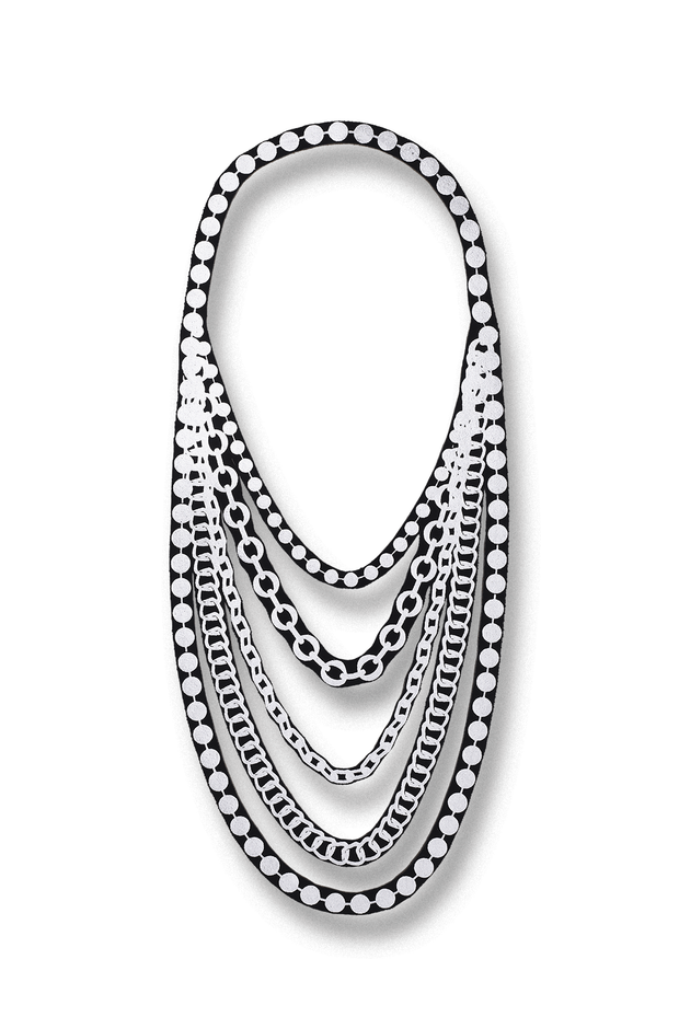 Uli Amsterdam Pearls & Chains Medium Silver