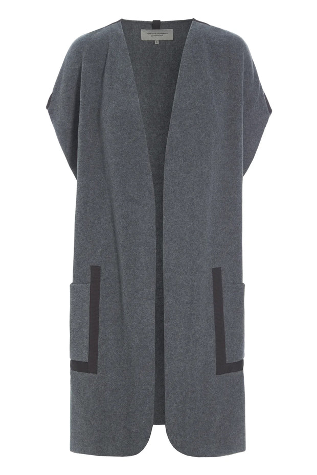 Henriette Steffensen Fleece Vest Grey