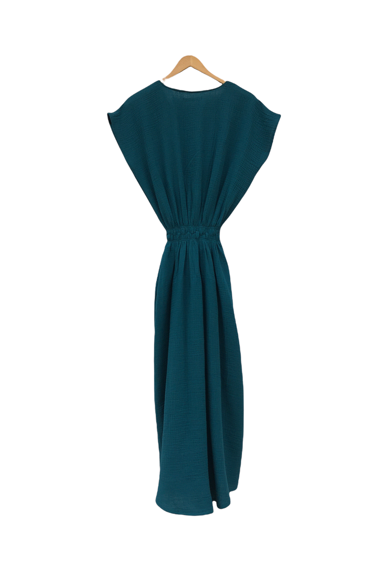 Cecilia Srensen Magnolia Dress Cyan Green Cecilia Srensen Magnolia Dress Cyan Green