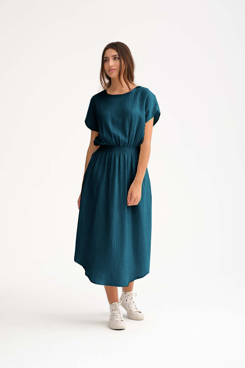 Cecilia Sörensen Magnolia Dress Cyan Green
