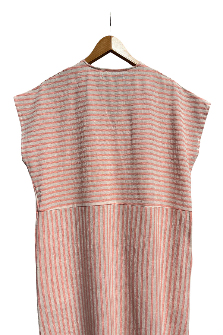 Cecilia Sörensen Isoetes Dress Coral Stripe