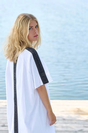 Henriette Steffensen Sweatshirt Logo Dress White