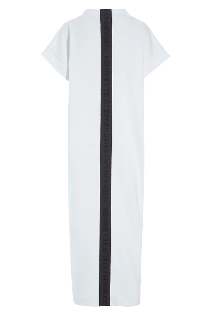 Henriette Steffensen Sweatshirt Logo Long Dress White