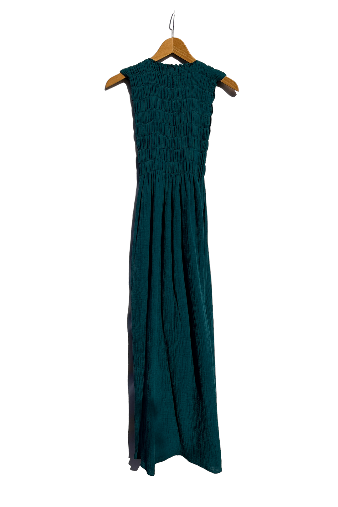 cyan green dress Wedding Guest Cyan Dress Asymmetrical Petal Sleeve Drape Midi Dress-chiclody, Cyan US2