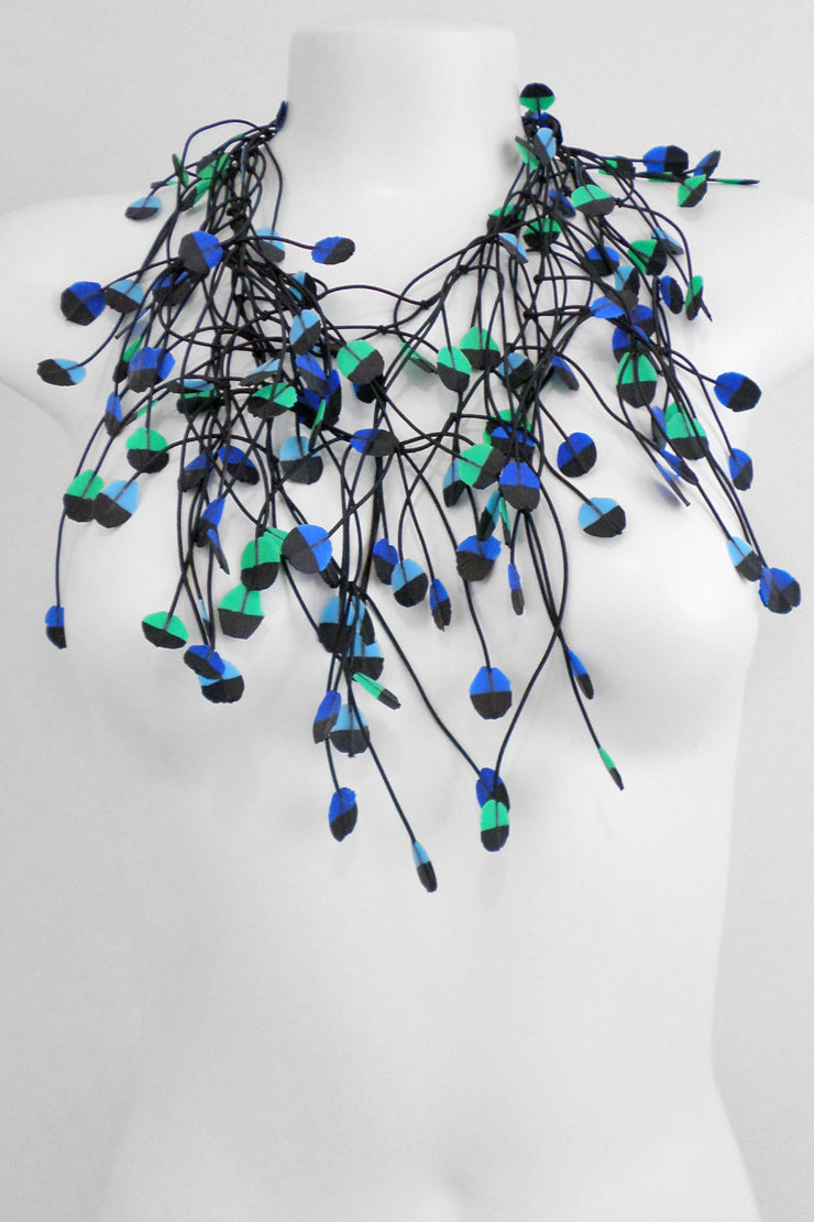 Annemieke Broenink Wildflower Necklace Blue/Green