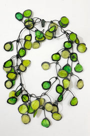 Annemieke Broenink Ink Fabric Necklace Key Lime