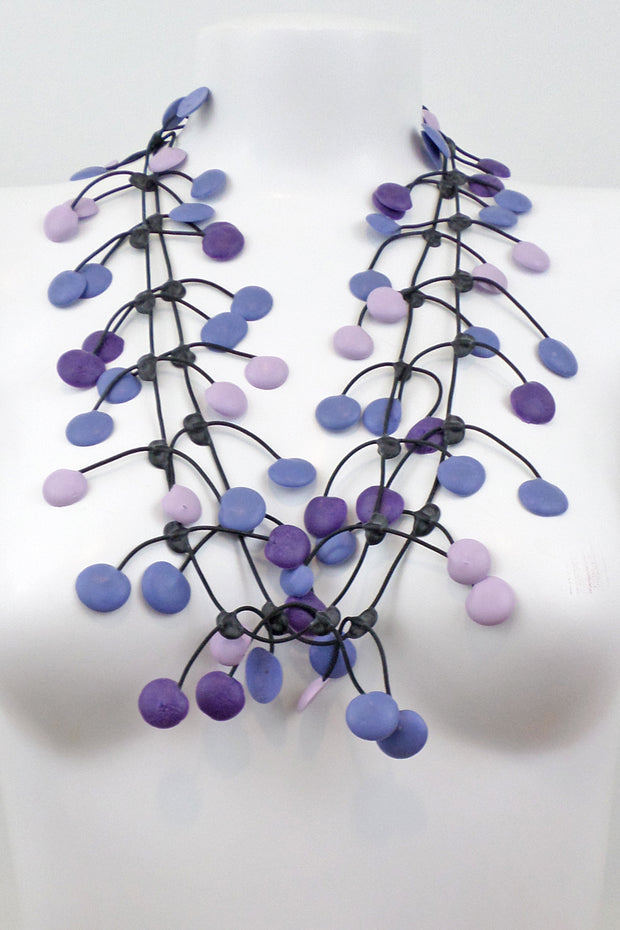 Annemieke Broenink Pop Dot Necklace Violet