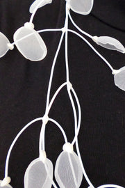 Annemieke Broenink Transparent Petals Necklace Real White