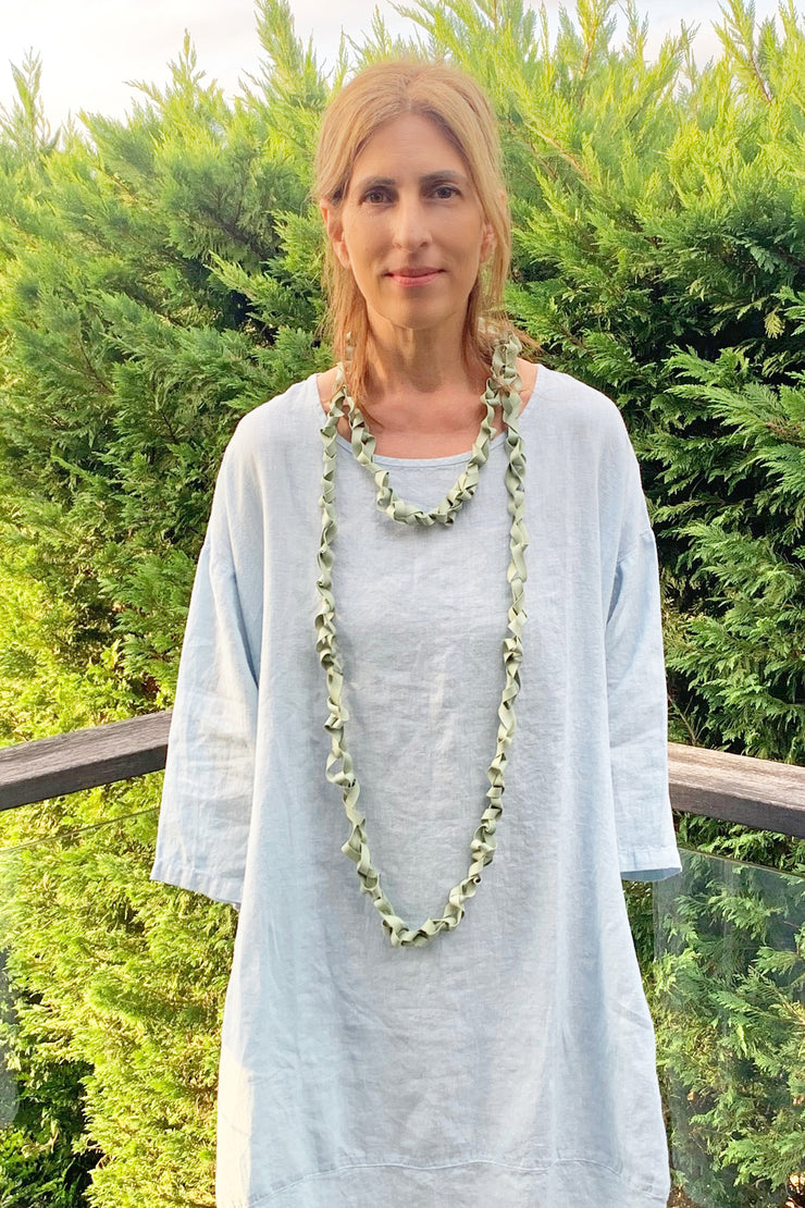 Frank Ideas Chaotic Necklace Wide Spring Green