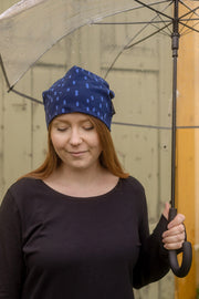 PaaPii Organic Beanie Rain Storm Blue