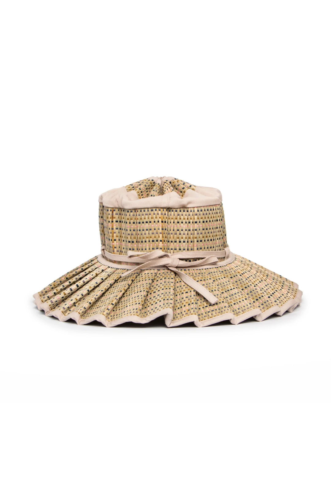 帽子 Lorna murray Mayfair Kids Mayfair Pleated Woven Hat – Elegant Kids Sun Hat