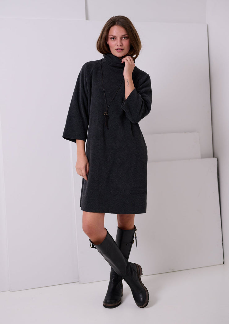 Henriette Steffensen Fleece Dress Soft Black